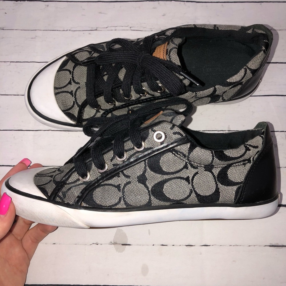 Coach Black and Gray Women's Sneakers